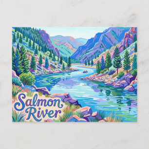 Salmon River Idaho Postkarte