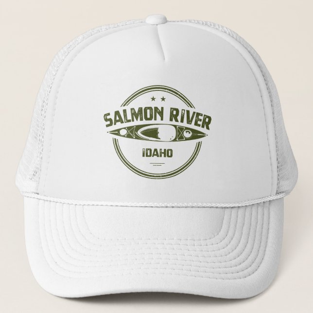 Salmon River Idaho Truckerkappe (Vorderseite)