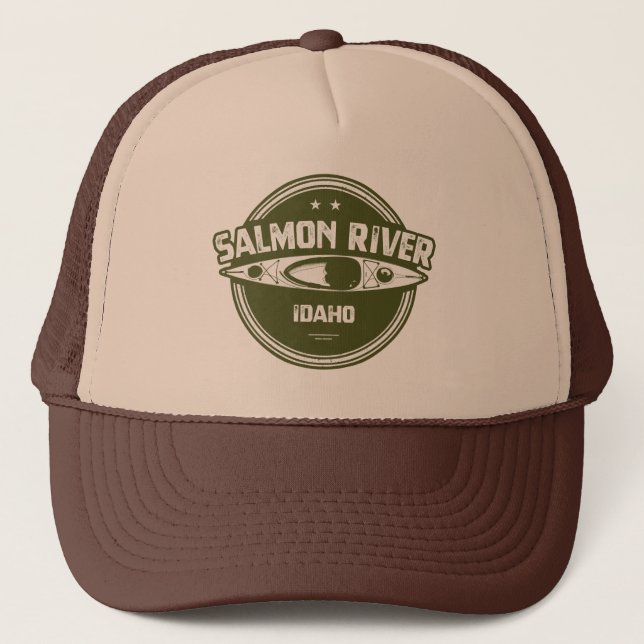 Salmon River Idaho Truckerkappe (Vorderseite)