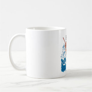 Salmon Sushi in der Welle Kaffeetasse