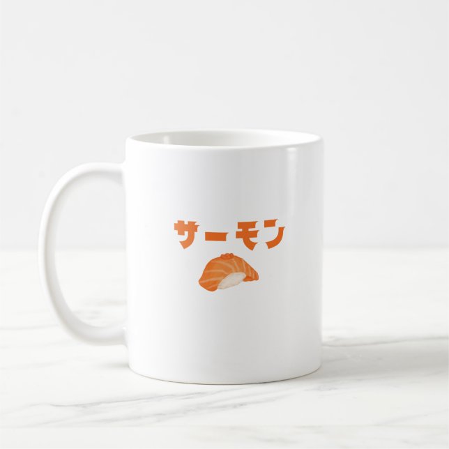 Salmon Sushi Kaffeetasse (Links)