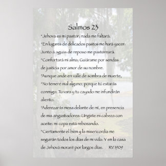 Salmos 23 Kartell Poster