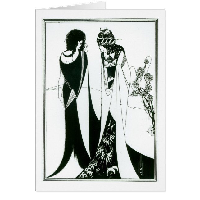 Salome mit ihrer Mutter, Herodias, 1894 (litho) (b (Vorne)