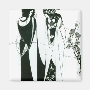 Salome mit ihrer Mutter, Herodias, 1894 (litho) (b Magnet