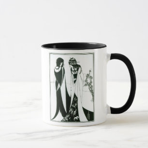 Salome mit ihrer Mutter, Herodias, 1894 (litho) (b Tasse