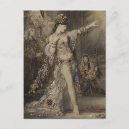 Salome und Apparatur Detail Moreau Wasserfarbe Postkarte