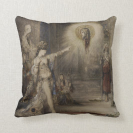 Salome und die Erscheinung durch Gustave Moreau Kissen