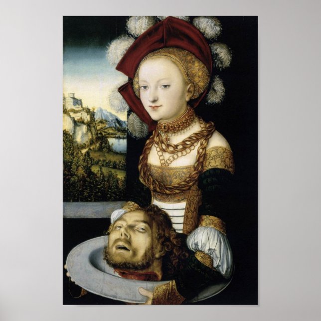 Salome with Head of John Baptist Poster (Vorne)