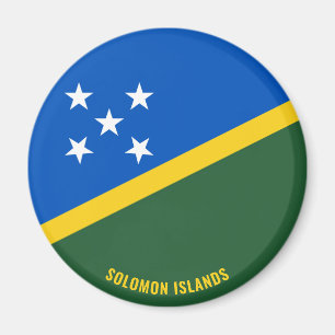 Salomon Islands Flag Charming Patriotic Magnet