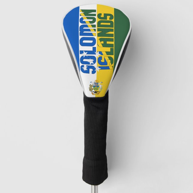 Salomon Islands Flag Gorgetic Patriotic Golf Headcover (Vorderseite)
