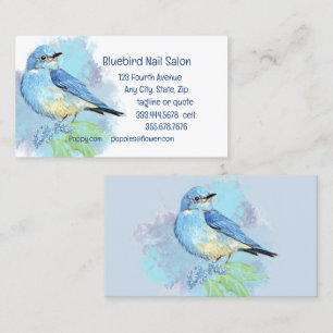 Salon à ongles Bluebird ou Carte de visite personn