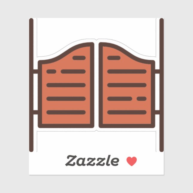 Salon Aufkleber (Blatt)