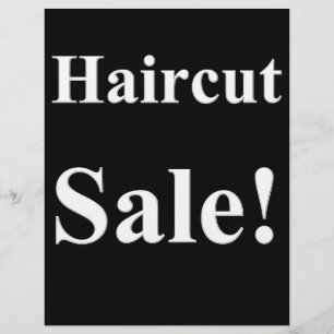 Salon Barber Haircut Sale Posters Förderung Flyer