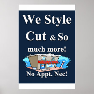 Salon Barbershop Posters Poster