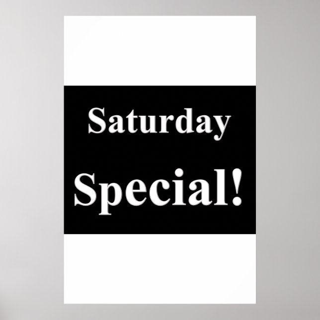 Salon Barbershop Posters Saturday Special Poster (Vorne)