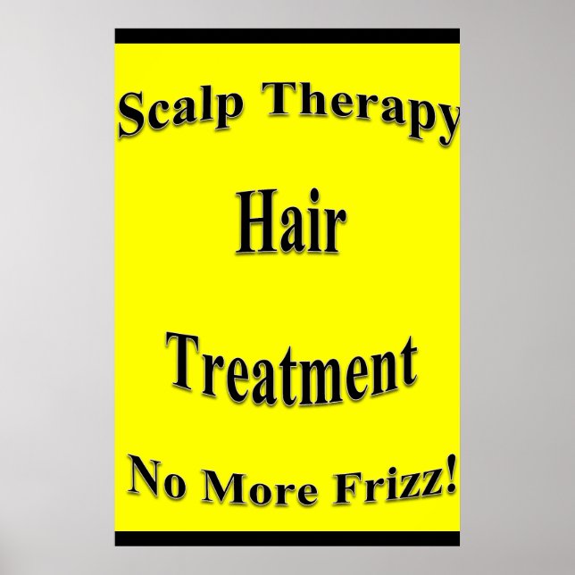 Salon Barbershop Posters Scalp Therapy Poster (Vorne)