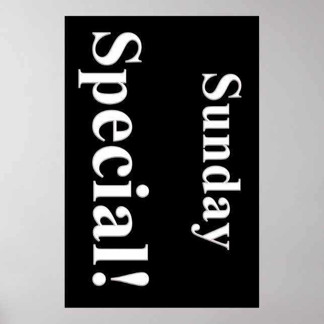 Salon Barbershop Posters Sunday Special (Devant)