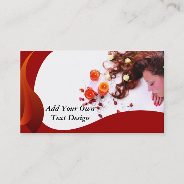 Salon Business Card Visitenkarte (Vorderseite)