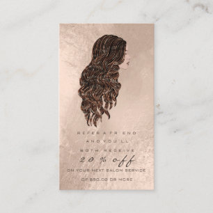 Salon Carte de référence Cuivre Maquillage Lash Co