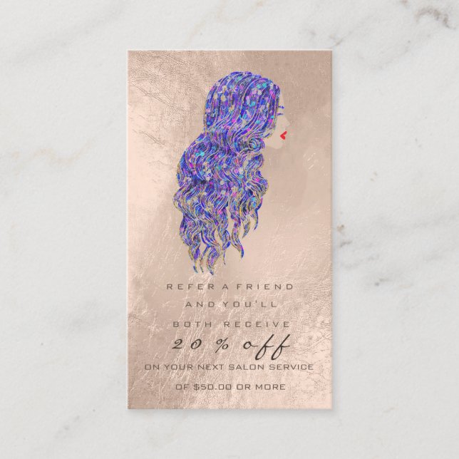 Salon Carte de référence Pearl Maquillage Lash Coi (Devant)