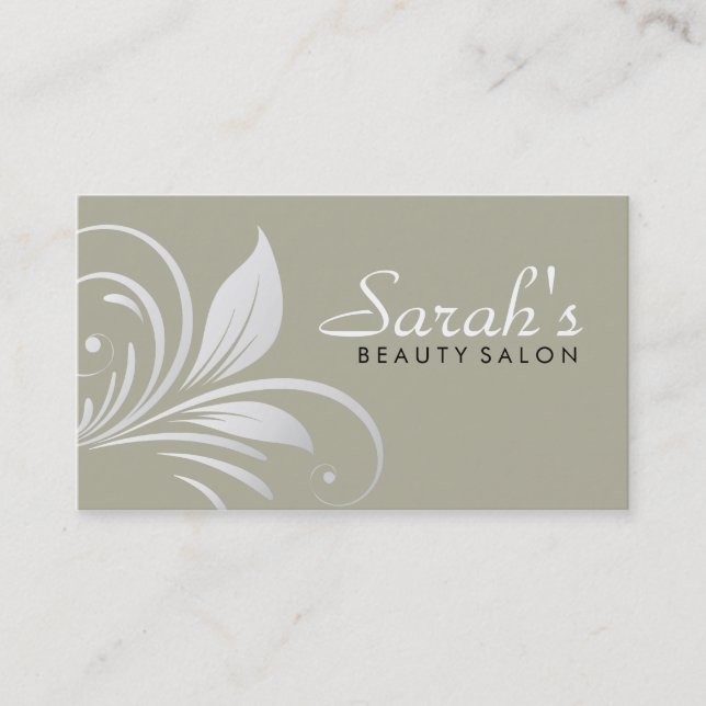 Salon de beauté - cartes de visite (Devant)