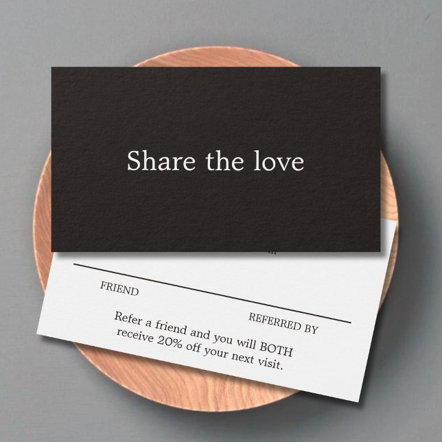 Salon de beauté minimaliste noir blanc (Créateur téléchargé)