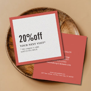 Salon de beauté moderne et élégant Coupon