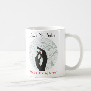 Salon de clou de modèle de tasse de café