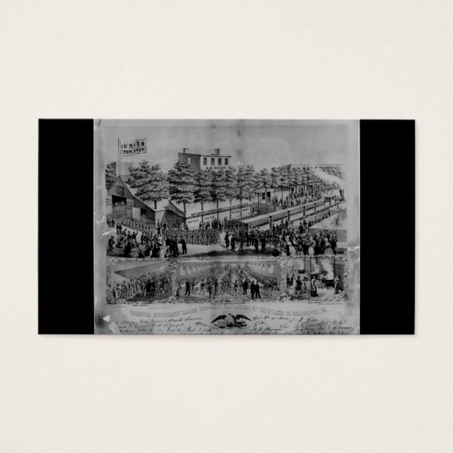 Salon de rafraîchissement volontaire vers 1861 (Devant)