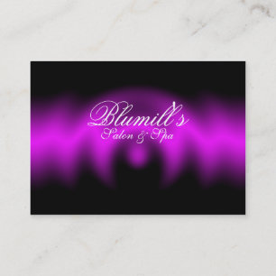 Salon de thérapie de massage et carte de visite de