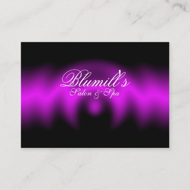 Salon de thérapie de massage et carte de visite de (Devant)