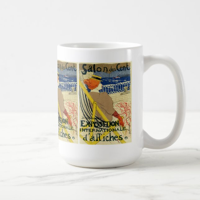 Salon des Cent ~ Exposition Internationale Kaffeetasse (Rechts)