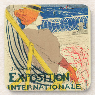 Salon des Cents von Toulouse Lautrec, Jugendstil Getränkeuntersetzer