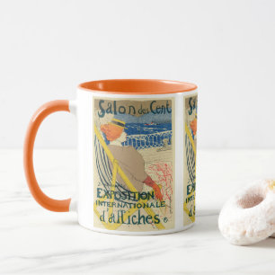 Salon des Cents von Toulouse Lautrec, Jugendstil Tasse