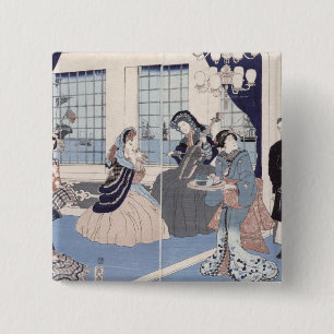 Salon eines Hauses der fremden Kaufleute an Button