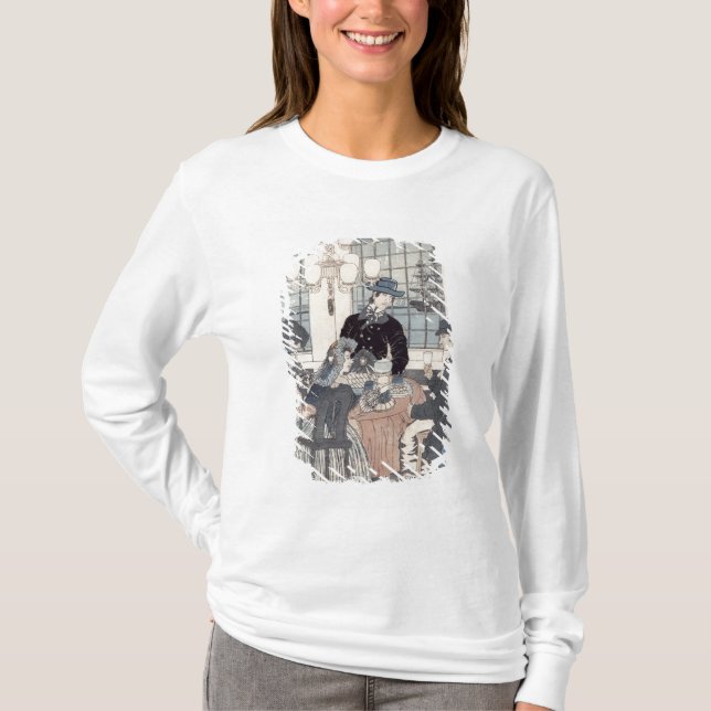 Salon eines Hauses der fremden Kaufleute an T-Shirt (Vorderseite)