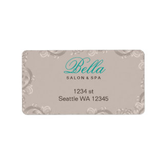 salon et Étiquettes de adresse spa