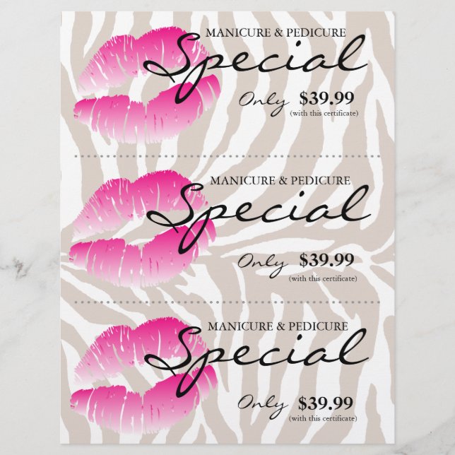 Salon Flyer Wellness-Center Lipno (Vorne)