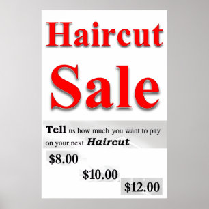 Salon Friseursalon Plakate Haarschnitt Verkauf Wie