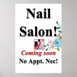 Salon Friseursalon Plakate Nagelstudio