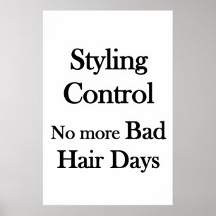Salon Friseursalon PosterStyling Control Keine sch Poster
