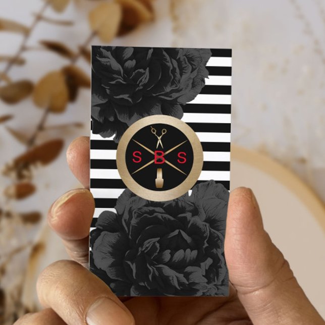 Salon Gebäude Solutions Social Media Modern Visitenkarte (Von Creator hochgeladen)