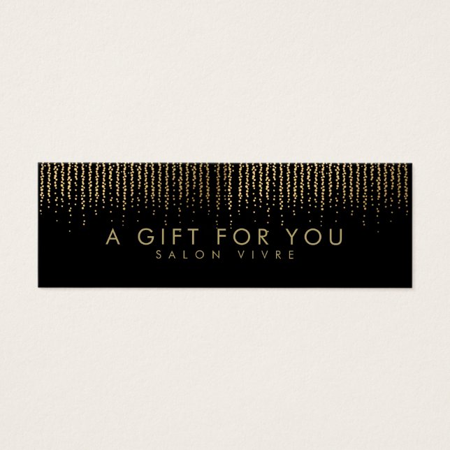 Salon Gift Card Minimalistisch Modern (Vorderseite)