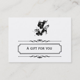 Salon Gift Certificate (Black) Rabattkarte