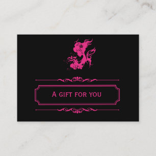Salon Gift Certificate (Deep Pink) Rabattkarte