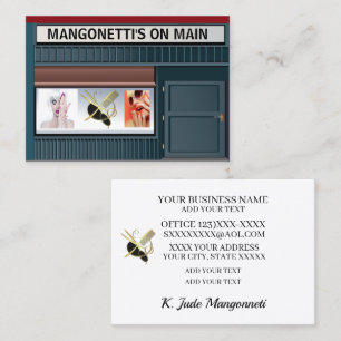 Salon Hair and Nails Business Card Visitenkarte