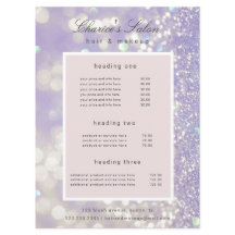 salon luxueux shimmer pastel carte prix