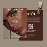 Salon Makeup Promotion Pricing Flyer<br><div class="desc">Elegant and calming flyer design, ideal for cosmetic salons and makeup artist. This flyer is designed to highlight your treatments, pricing, and brand message in a visually soothing and professional way. Easily customizable to match your salon’s branding — from colors to content. Recommended to edit on a computer for best...</div>