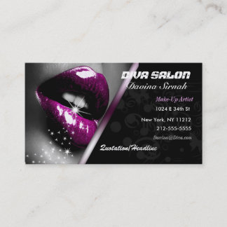 Salon-Maskenbildner-Visitenkarte Visitenkarte