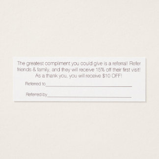 SALON MEO REFERRAL